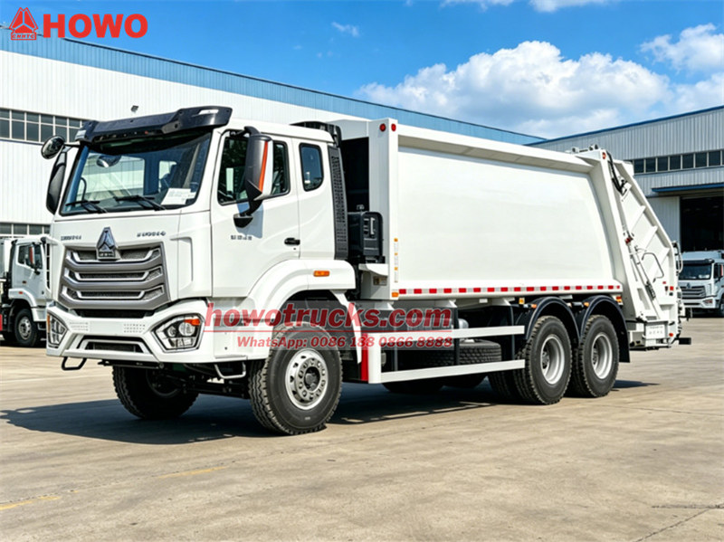Howo heavy garbage compactor truck