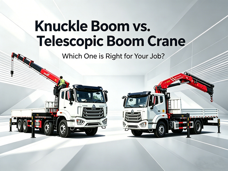 Telescopic Boom vs Knuckle Boom Crane: How to Choose the Right One for You