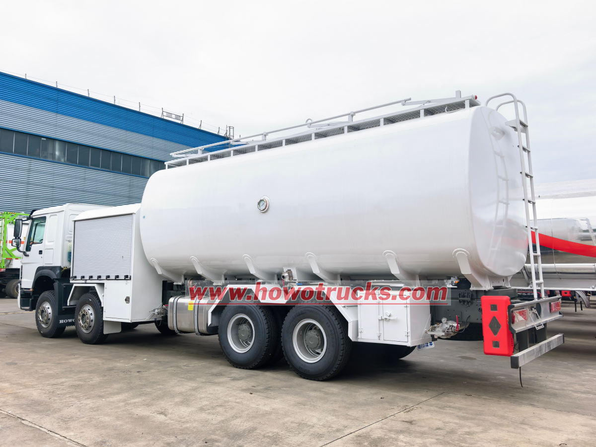 Custom HOWO airport refueling truck for Cambodia