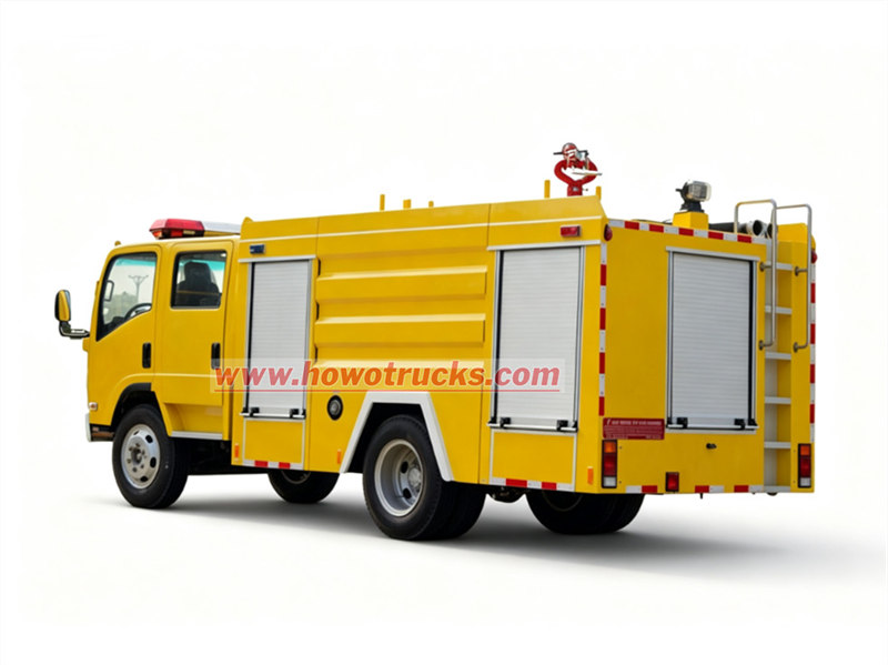 HOWO fire foam tank truck 