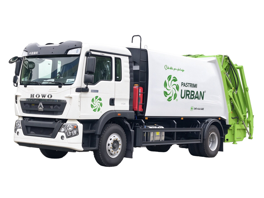 HOWO 12cbm refuse compactor truck with rear swing arm HOWO 12cbm refuse compactor truck with rear swing arm